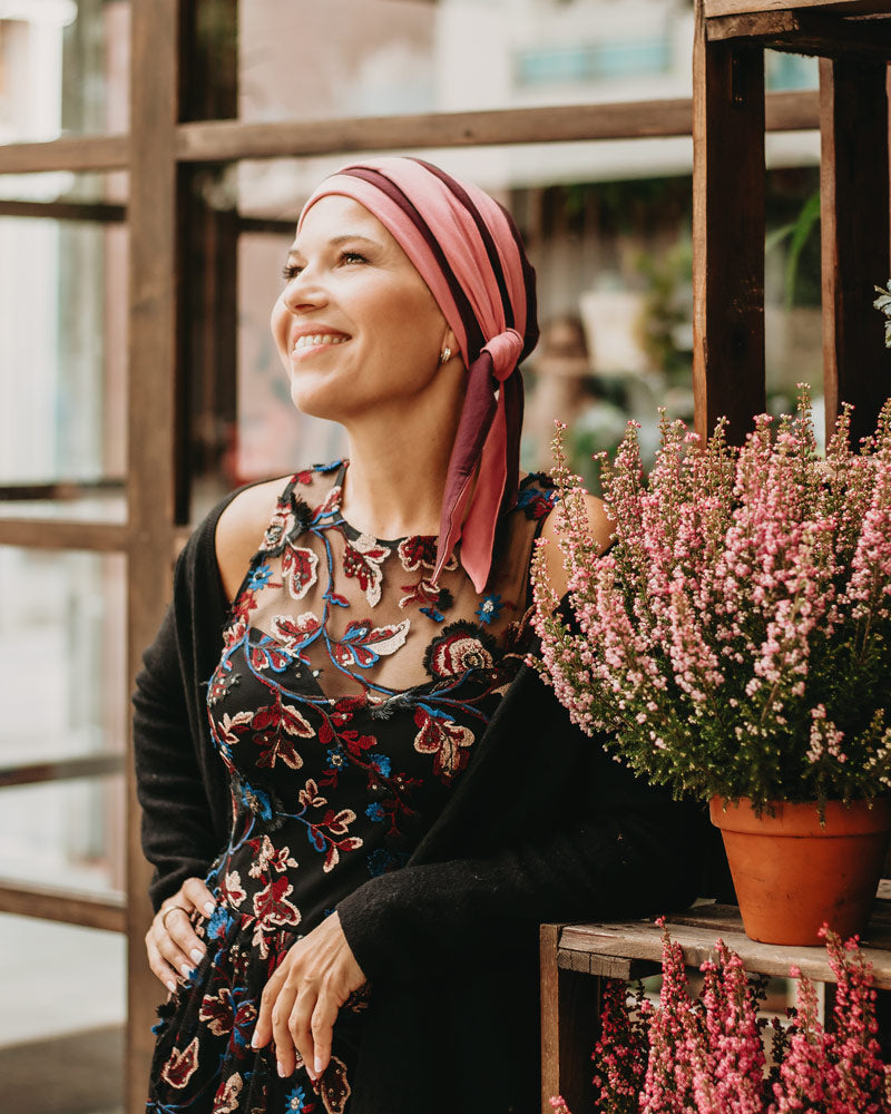 Félice Headwear Coco Bambu - Burdeos Rosa