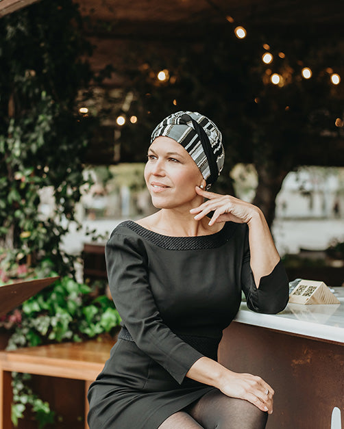 Félice Headwear Dafne Glitter - Gray Golden