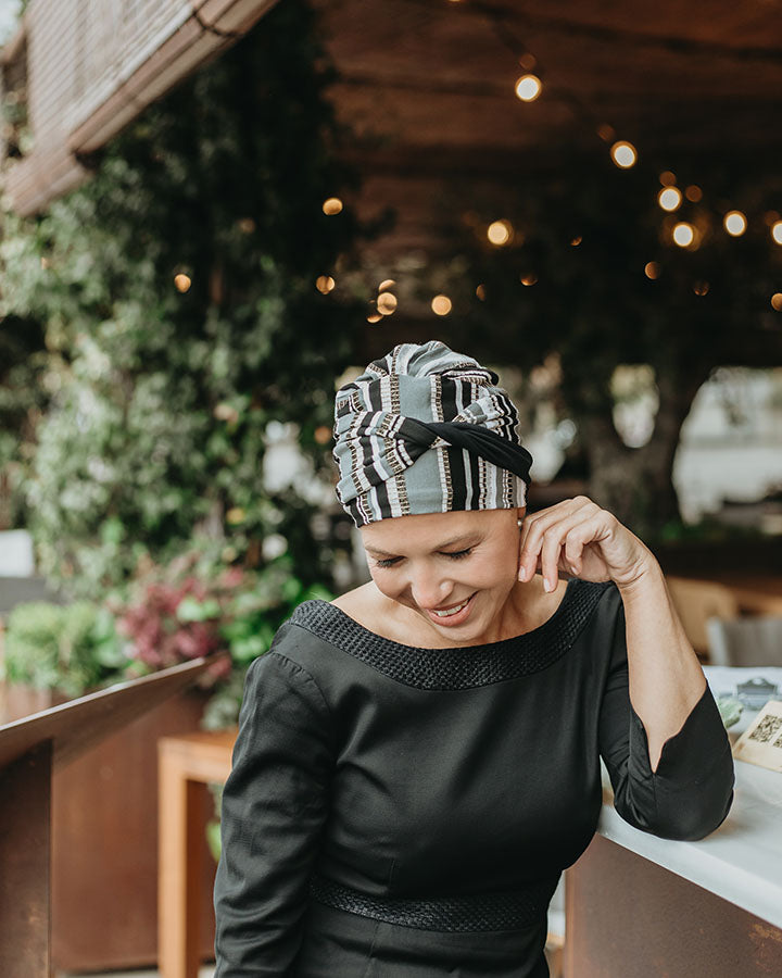 Félice Headwear Dafne Glitter - Gray Golden