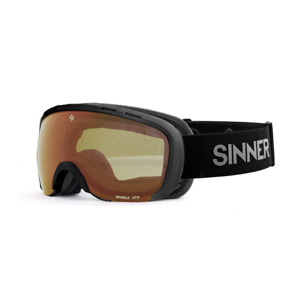 Sinner Marble Matte Black - Orange Lens