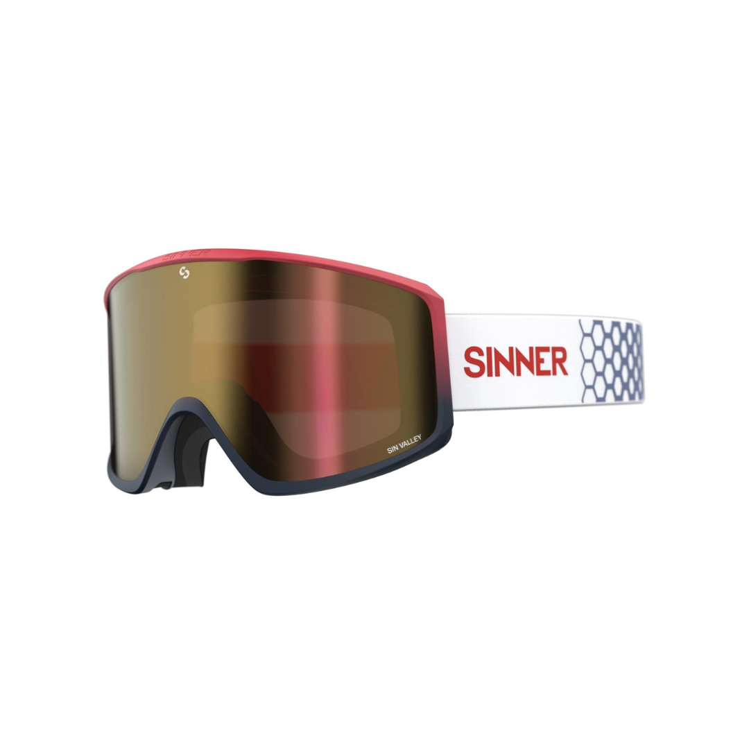 Sinner Sin Valley Red Blue - Red + Orange Lens