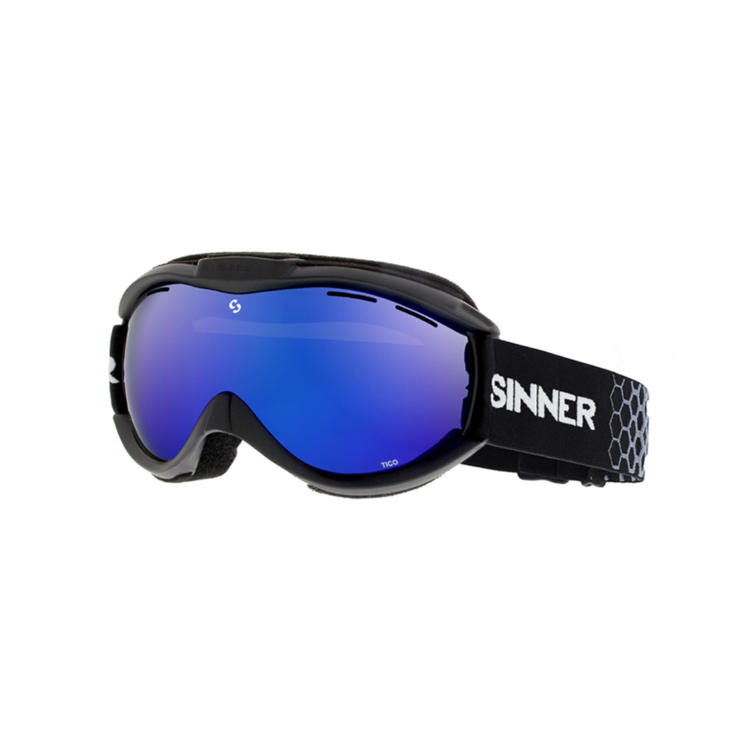 Sinner Tico Matte Black - Blue Mirror Lens