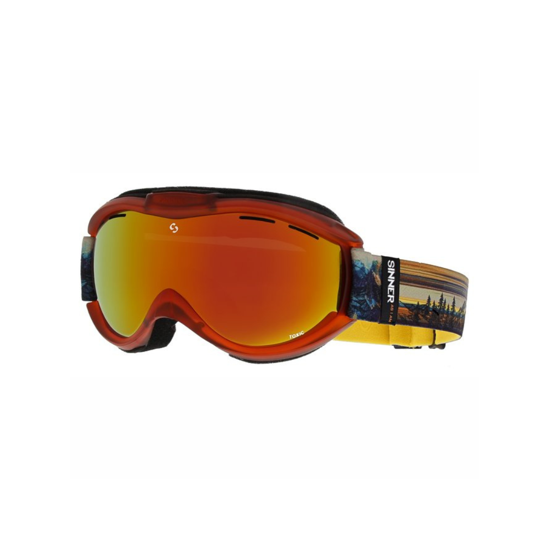 Sinner Toxic Matte Red - Red Mirror Lens