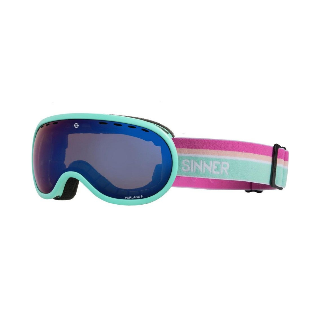 Sinner Kids Vorlage S Matte Neon Mint - Blue Mirror Lens