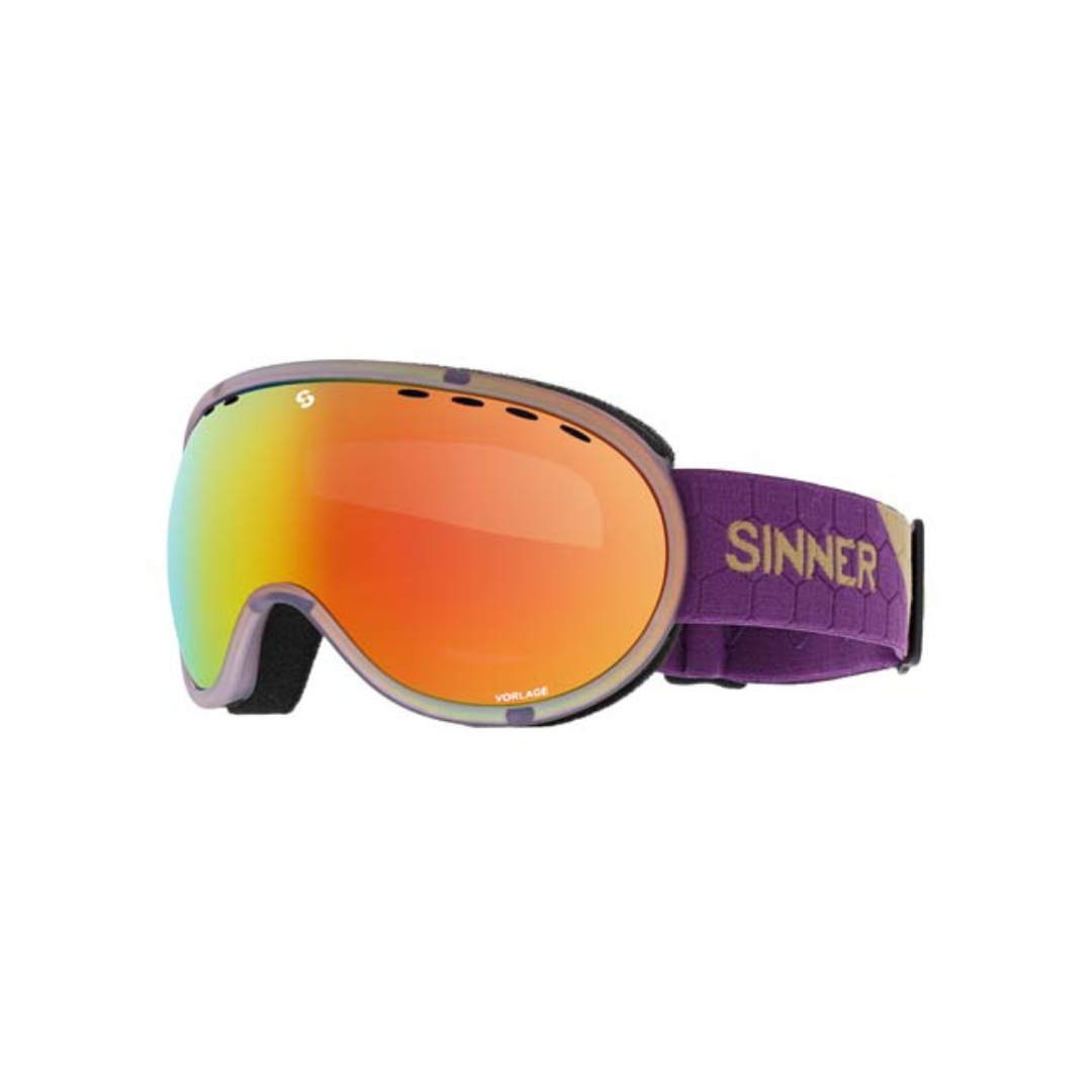 Sinner Vorlage Matte Purple - Red Mirror Lens